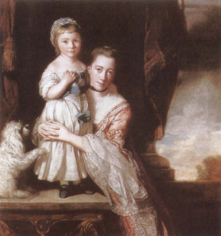 The Countess Spencer with her Daughter Georgiana